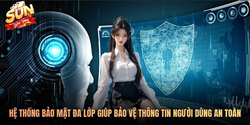 Hệ thống bảo mật đa lớp giúp bảo vệ thông tin người dùng an toàn